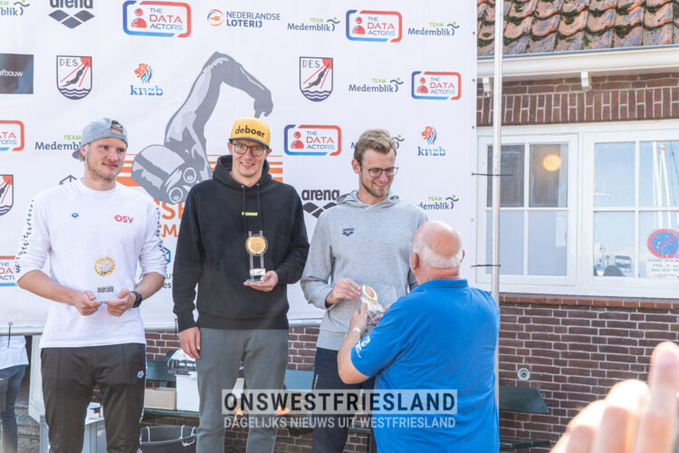 Snelle en unieke editie van de IJsselmeer Zwemmarathon; ‘Wat een eind’