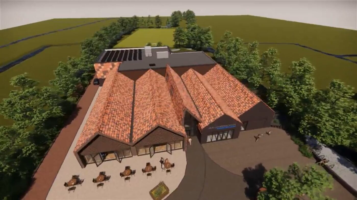 Animatie toont voorlopig ontwerp Multifunctionele Accommodatie Schellinkhout (video)