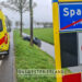 Automobiliste te water in Spanbroek