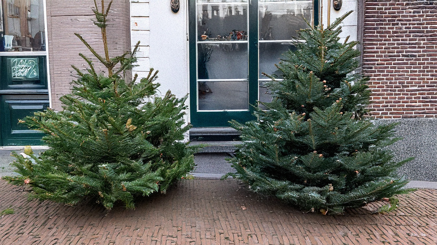 Inleverlocaties kerstbomen in Drechterland; “Vijftig cent als je ons een kerstboom brengt”