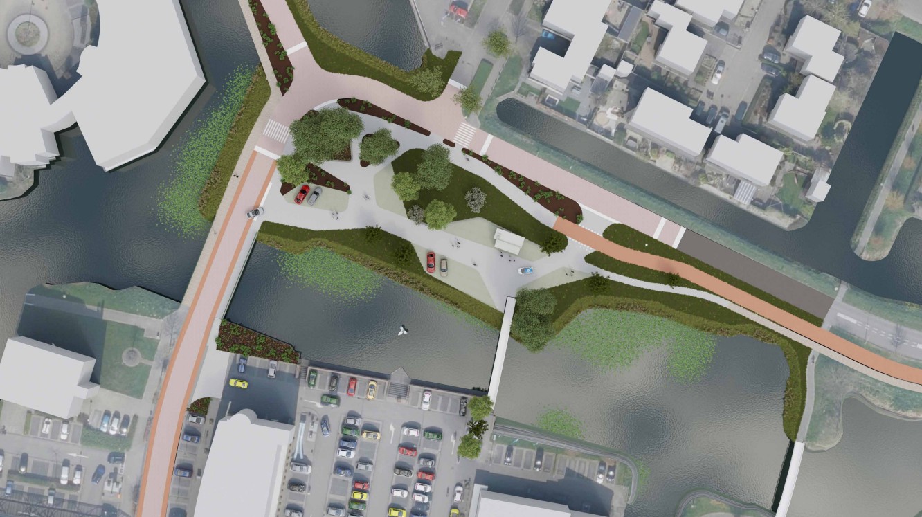 Meer ruimte en veiligheid voor fietsers en marktbezoekers bij Winkelcentrum Vijverhof; 'plek die uit