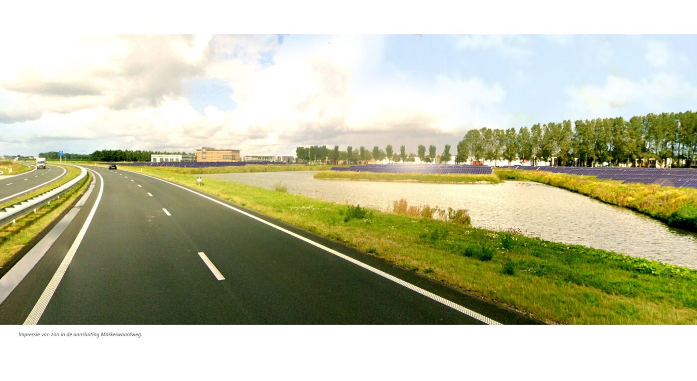 Zonnepanelen langs A7, N307; 