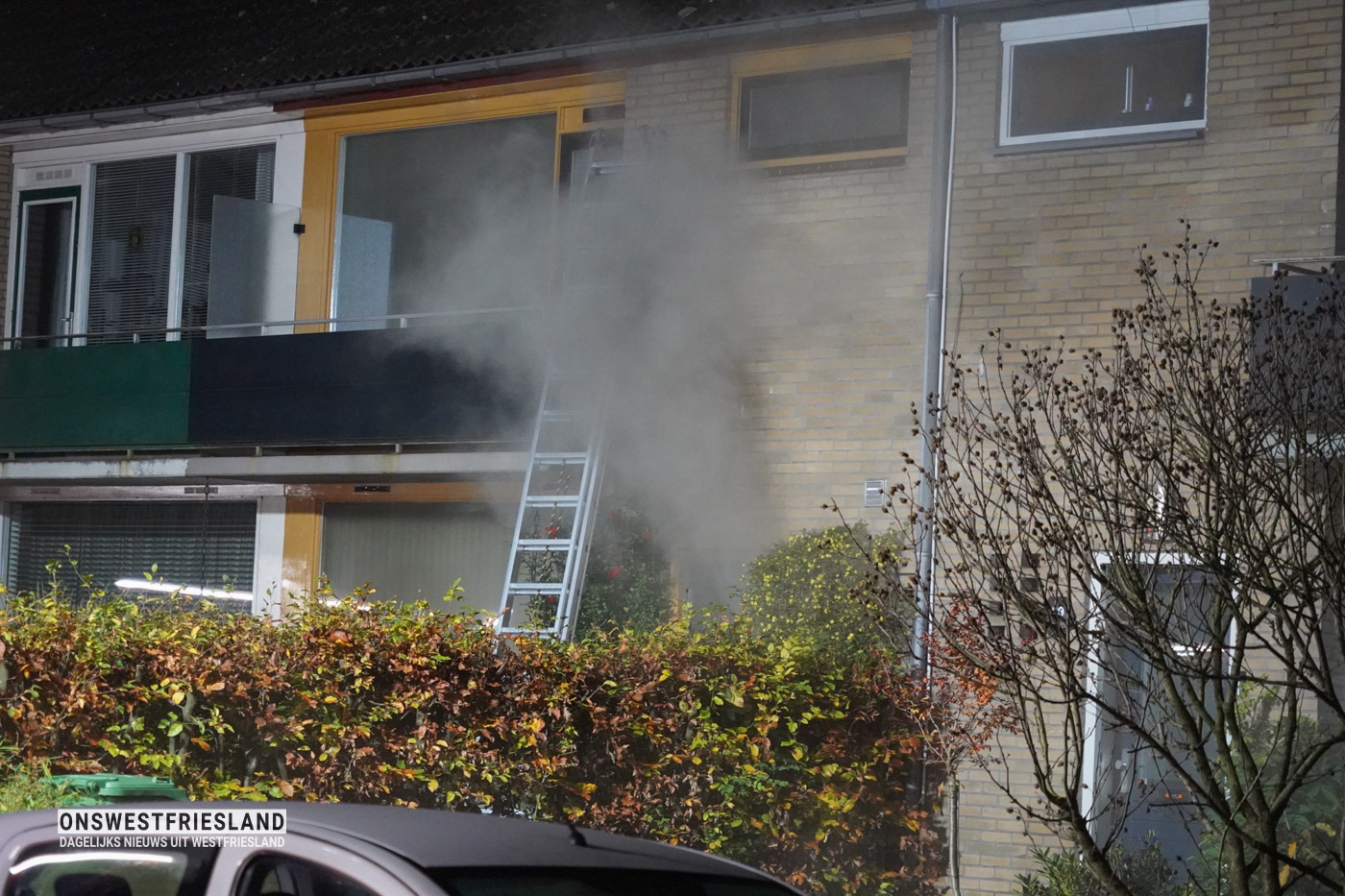 Bewoners naar ziekenhuis na woningbrand in Bovenkarspel