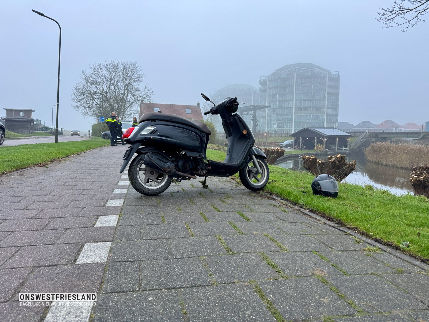 Achtervolging in Medemblik; persoon aangehouden na vlucht op scooter en te voet