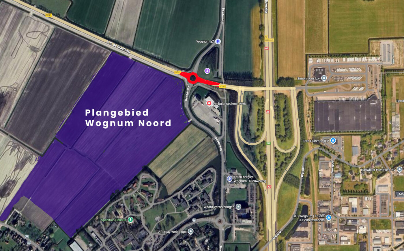Rijk investeert ruim 1 miljoen in uitbreiding rotonde bij Wognum om verkeersdruk A7 te verminderen