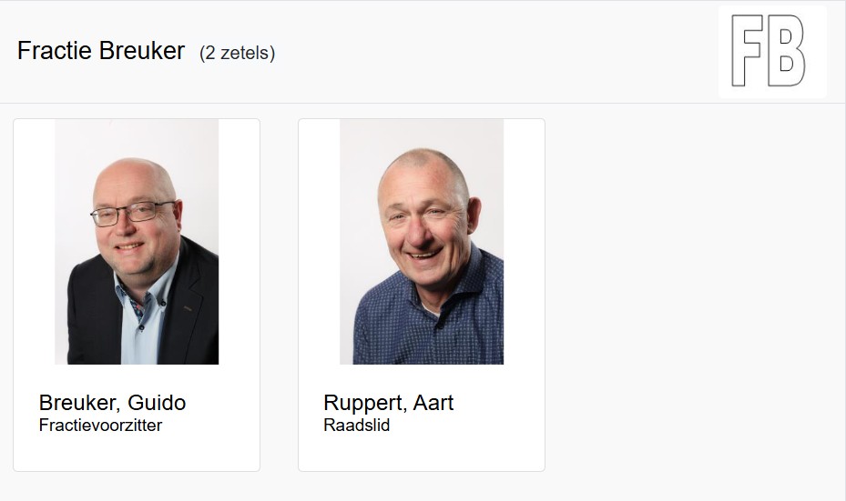 Fractie Breuker stopt; roept op tot constructieve politiek bij afscheid