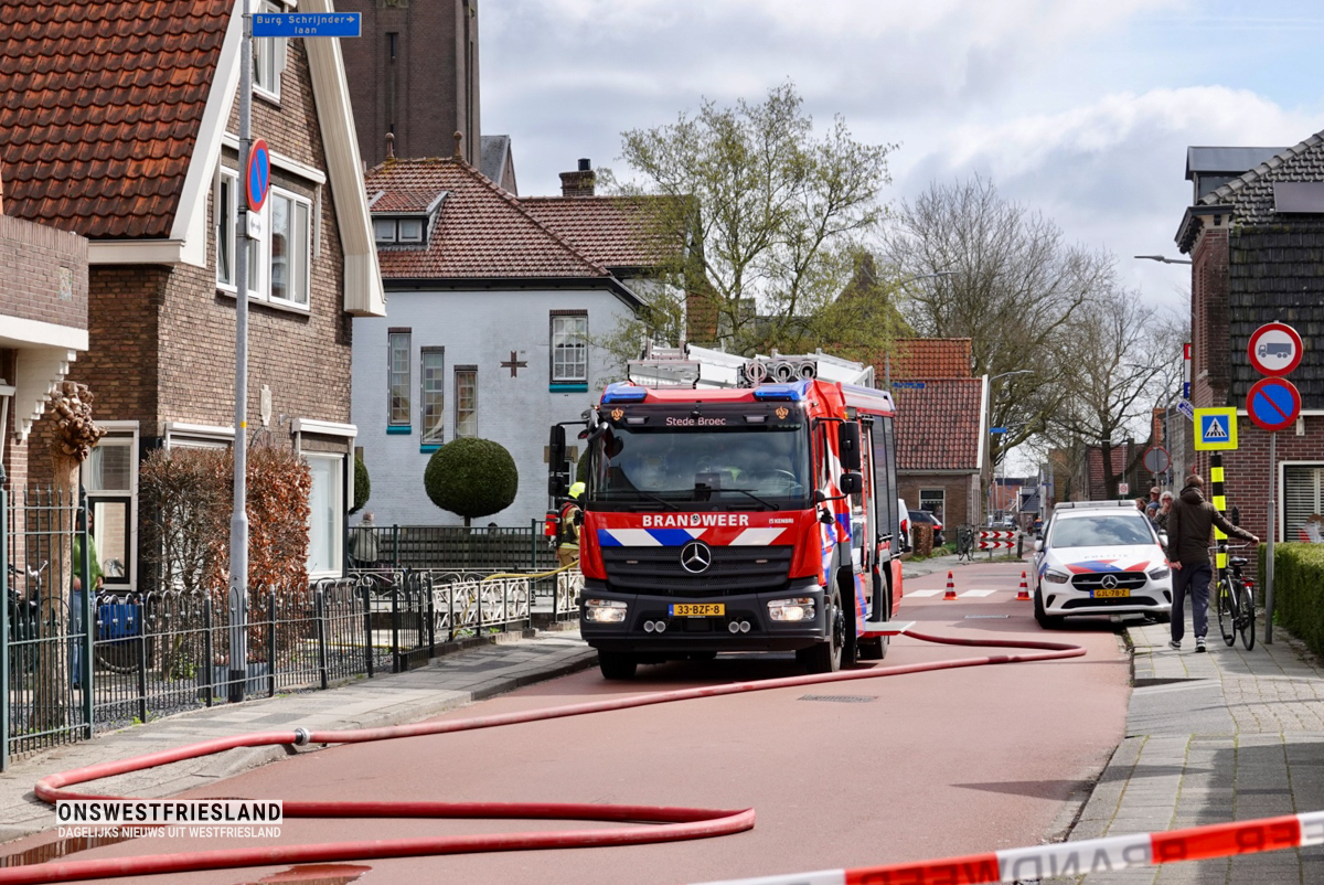 Brand in badkamer van zorginstelling in Grootebroek snel onder controle