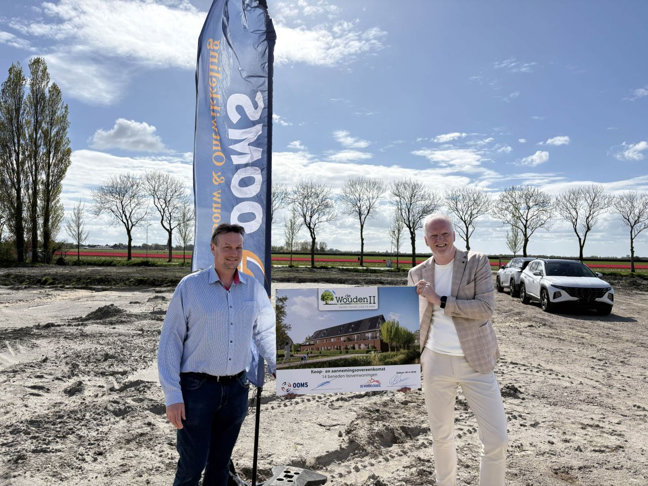 Overeenkomst voor 14 sociale huurwoningen in De Wouden II in Westwoud getekend