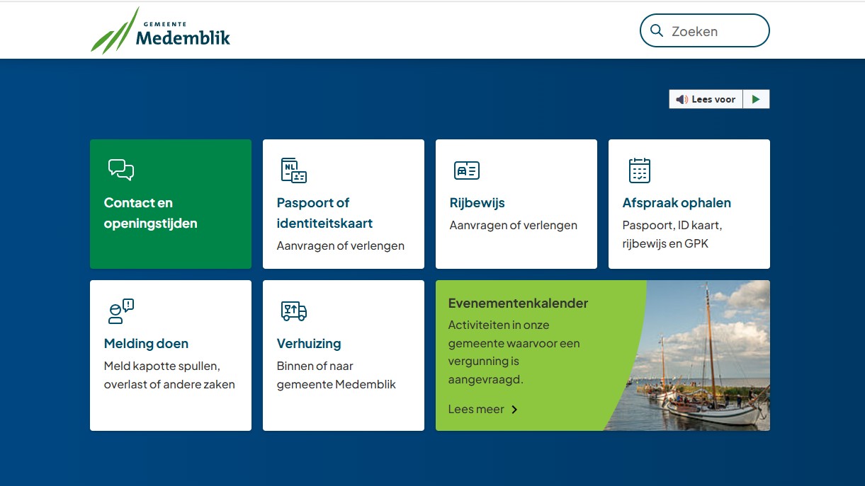 Medemblik maakt afspraken over snelheid van dienstverlening